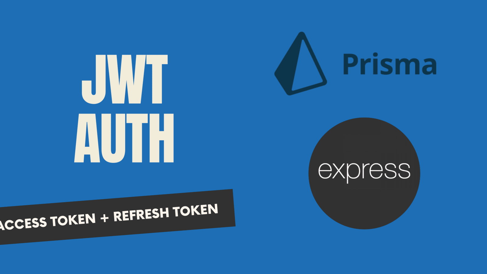 JWT Authentication using Prisma and Express - DEV Community