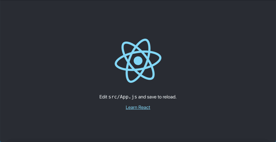 Run the created React project