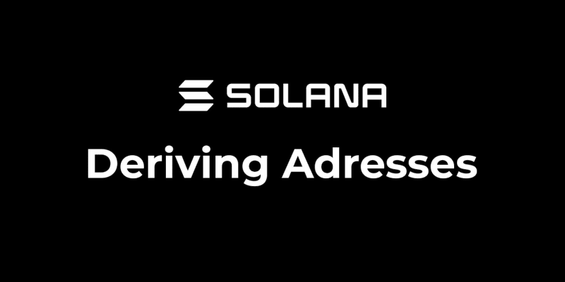 how Solana addresses are derived