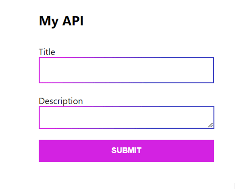 Form UI