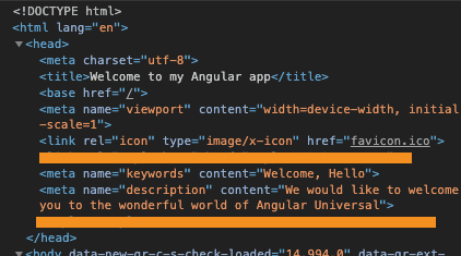 Angular Universal meta description
