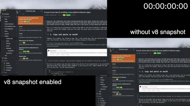 Preferences window