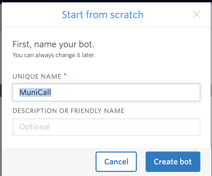 unique name button