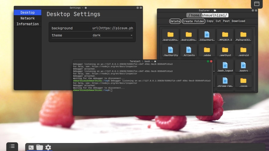 web-desktop-environment