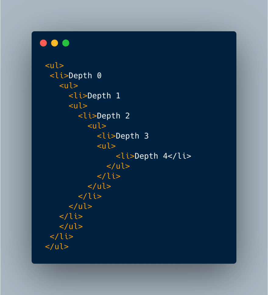 Generate Different Background color based on ul depth using css variable -  DEV Community ?‍??‍?