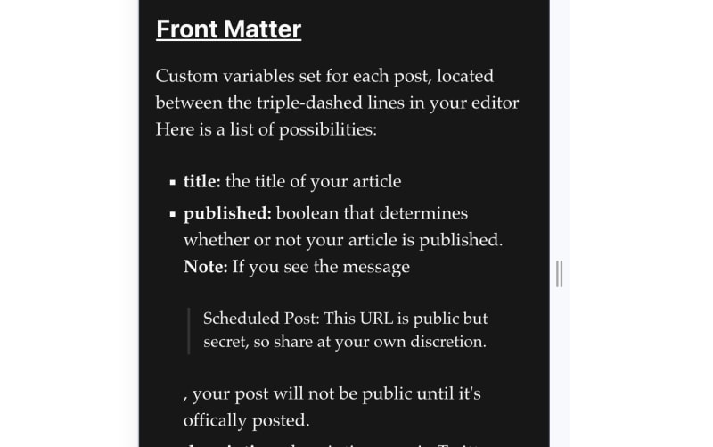 mention in editor guide