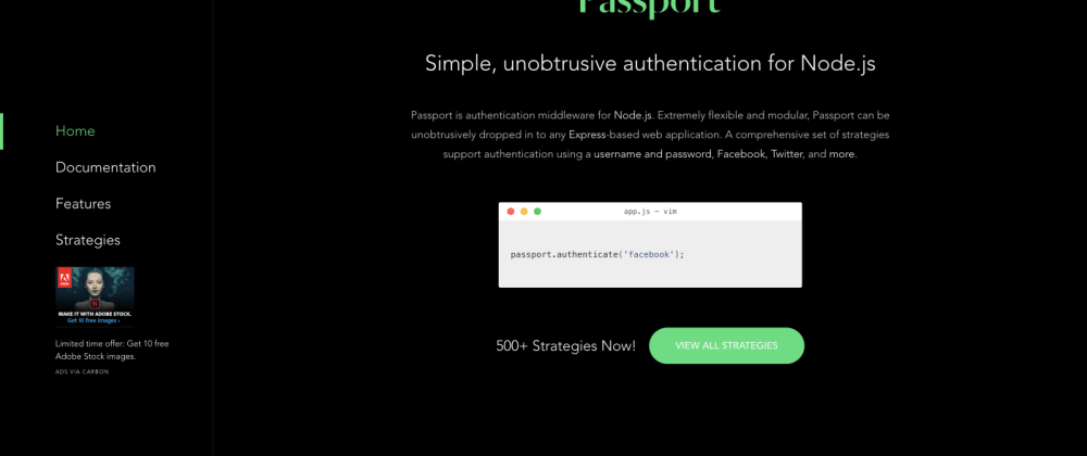 Add Facebook Login to your Node.js App with Passport.js