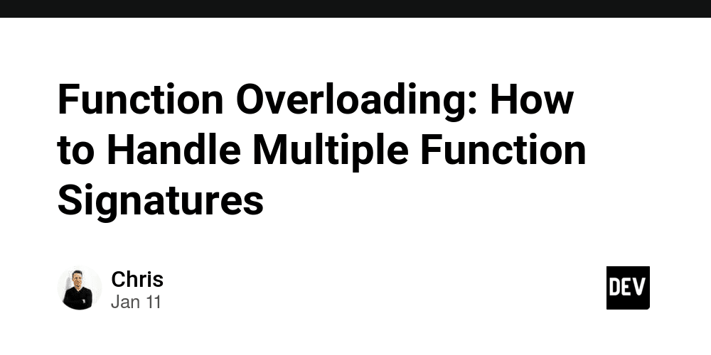 Using Method And Function Overloading In TypeScript