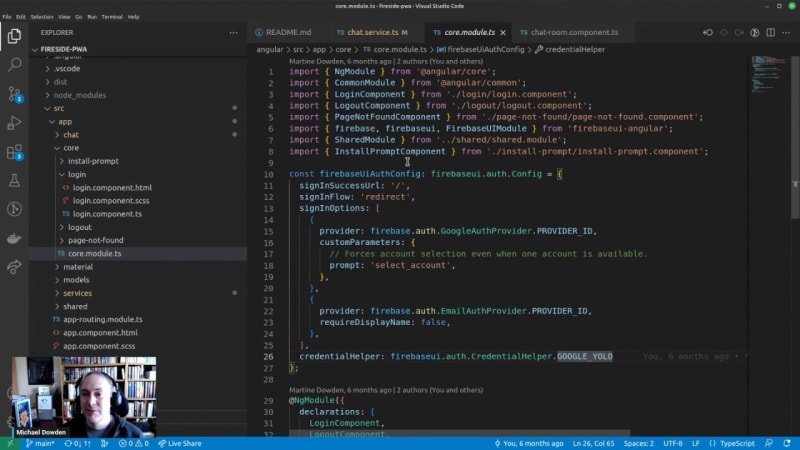 Authentication with Firebase