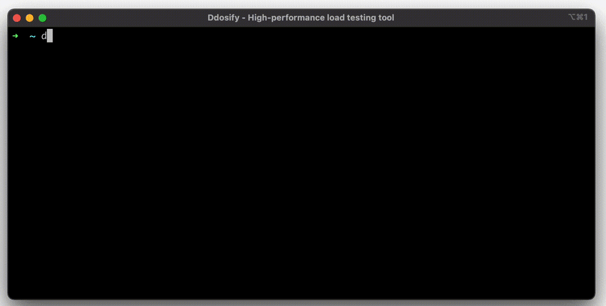 Ddosify - High-performance load testing tool quick start
