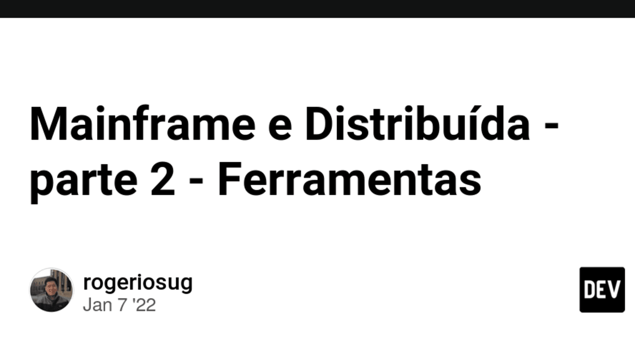 Pacote de Tarefas A Volta de Mainframe