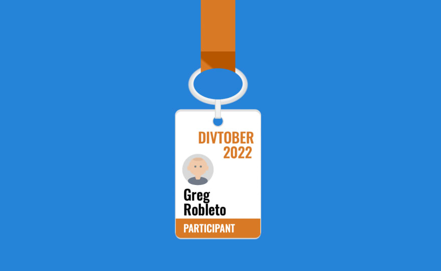 A conference badge