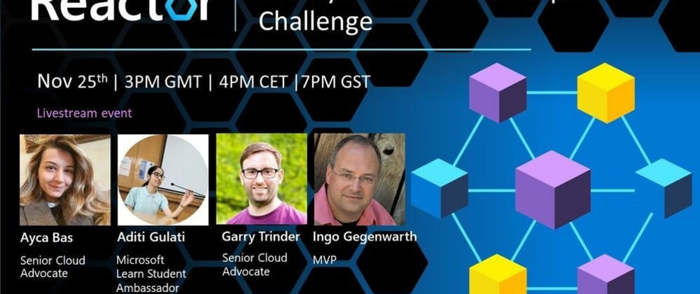 Cover image for Ask the Experts – Office Hour - 30 Days of Microsoft Graph Challenge 25 November 3PM GMT