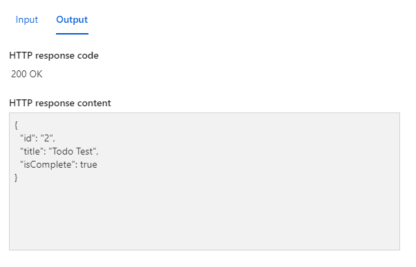 successful request