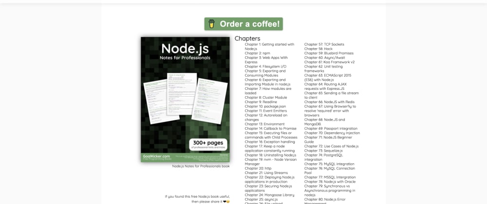 Cover image for Dive Into the Wonders of Node.js with "Node.js Notes for Professionals" 🚀