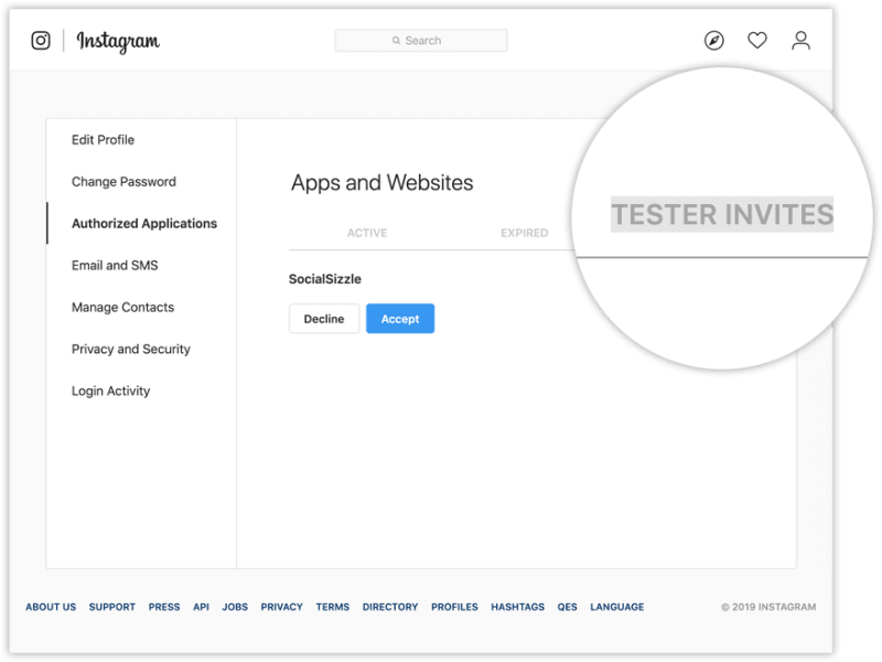 How to add facebook authentication to login page when using instagram API  to authenticate users? - Stack Overflow