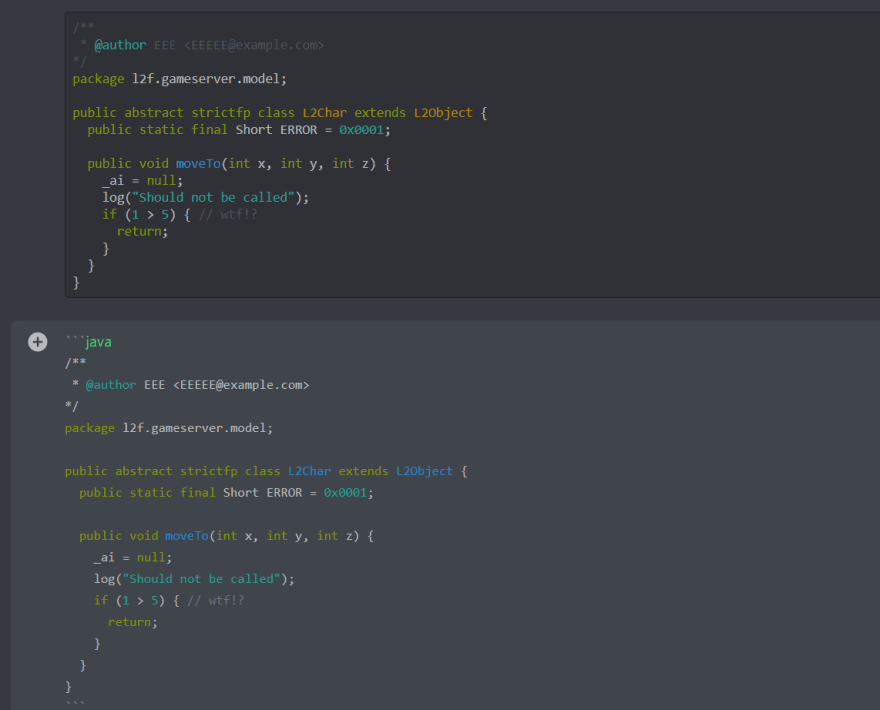 java