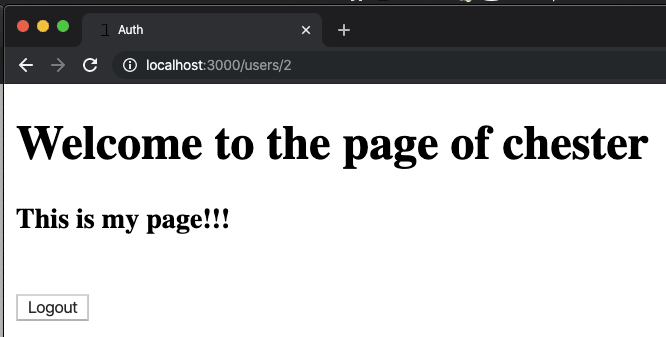 User Page