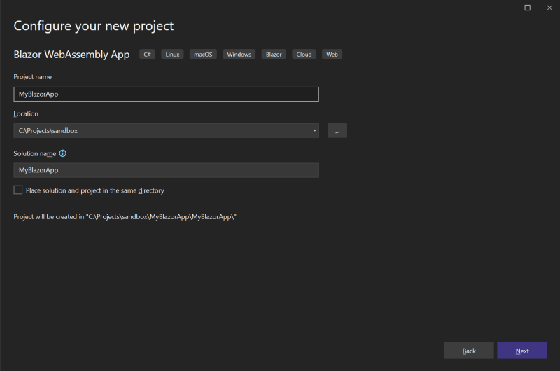 Blazor WebAssembly App