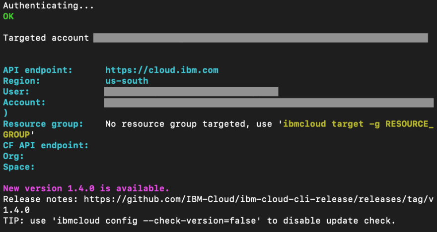 CLI-Authenticated-Success
