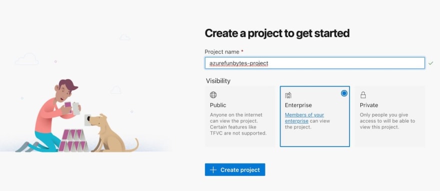 create a project