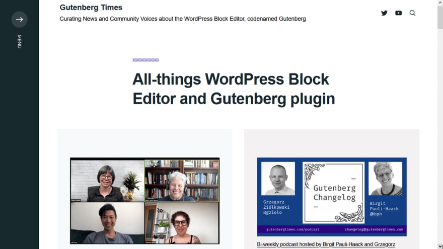 Gutenberg Times is the Gutenberg-focused news website