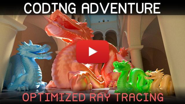 Coding Adventure: Optimizing a Ray Tracer (by building a BVH)