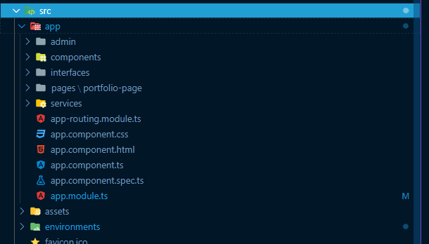 Angular app structure