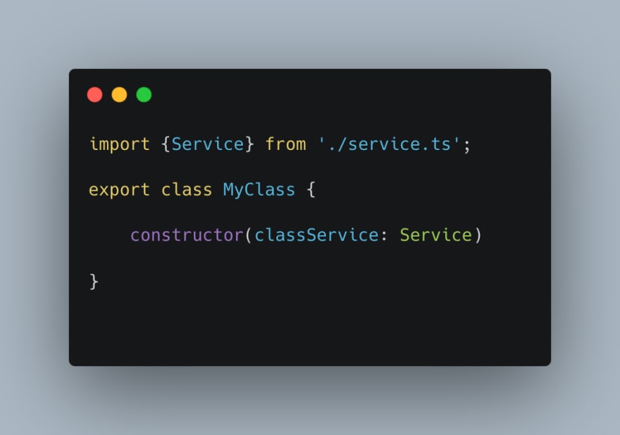 Dependency Injection Constructor