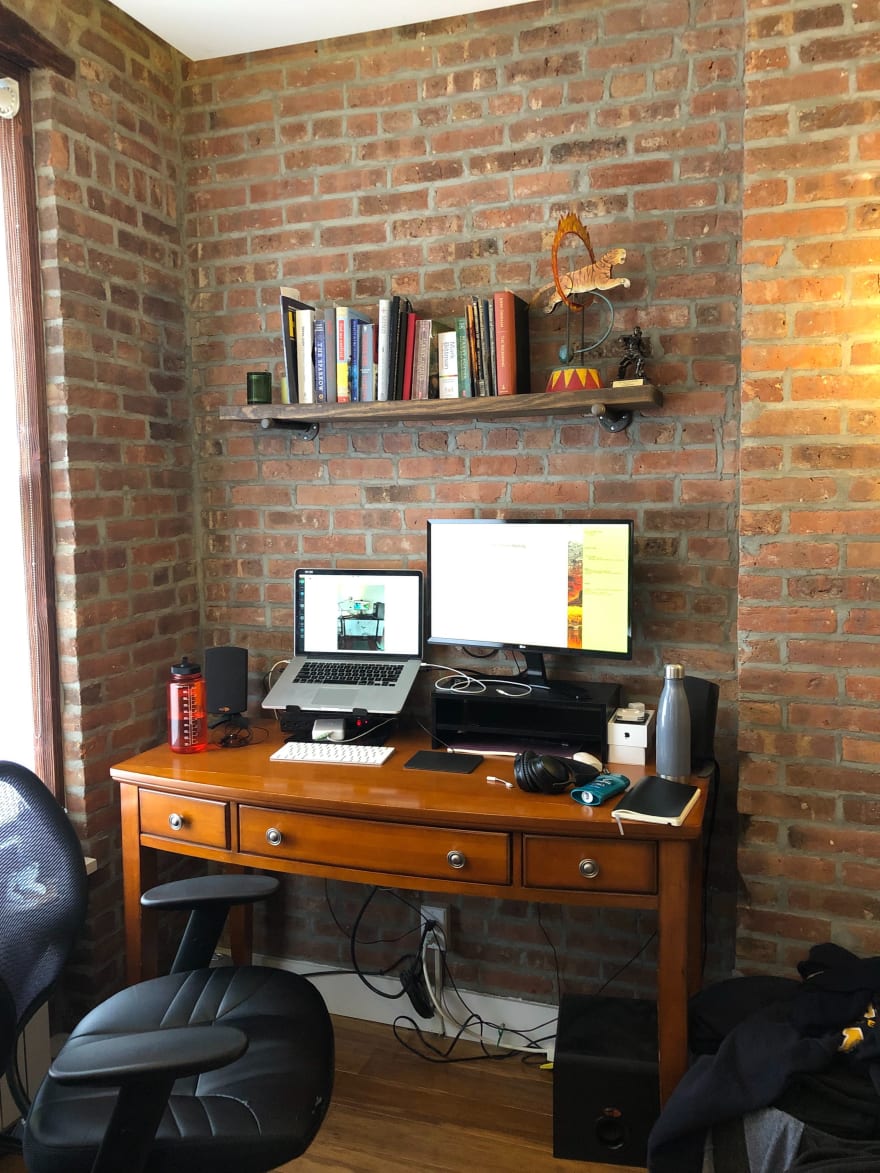 peter's desk pic