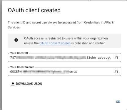 OAuth Credentials