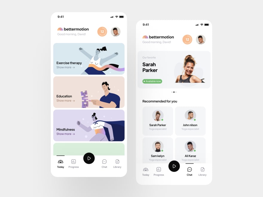 by [Sepide Moqadasi](https://dribbble.com/shots/18248048-Bettermotion-Project)