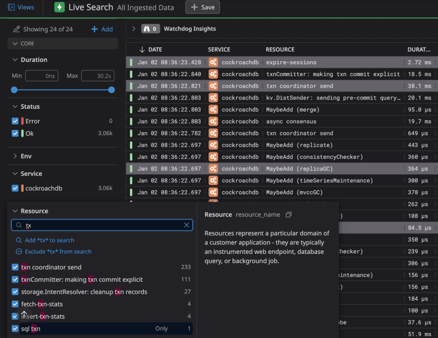 APM Traces