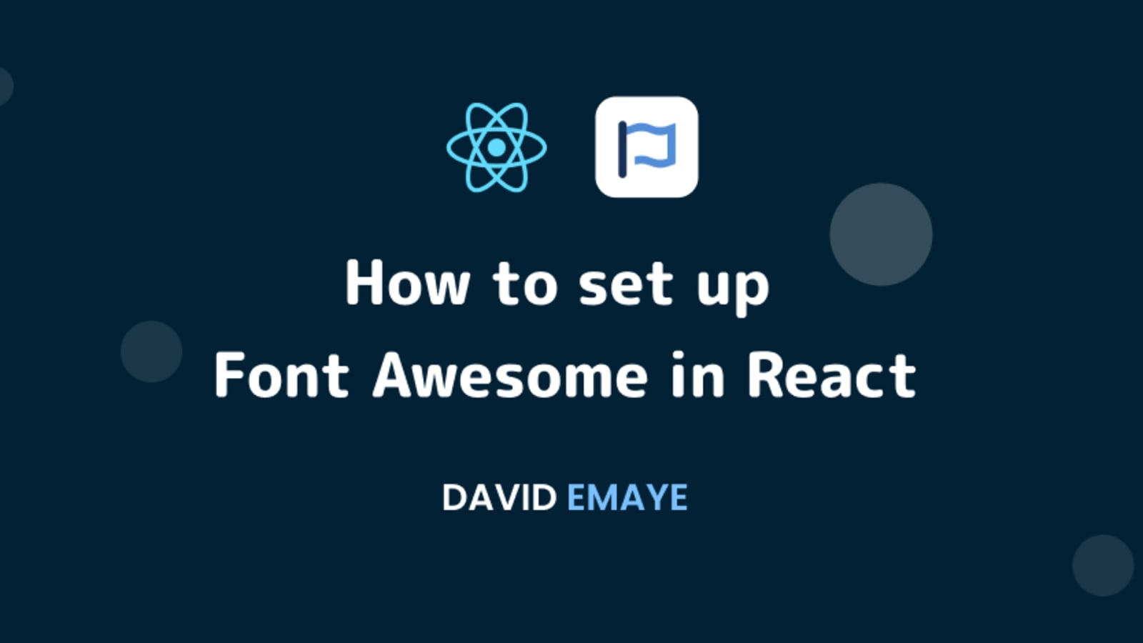 How to set up Font Awesome in React - DEV Community