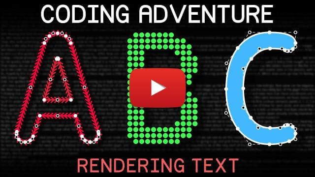 Coding Adventure: Rendering Text