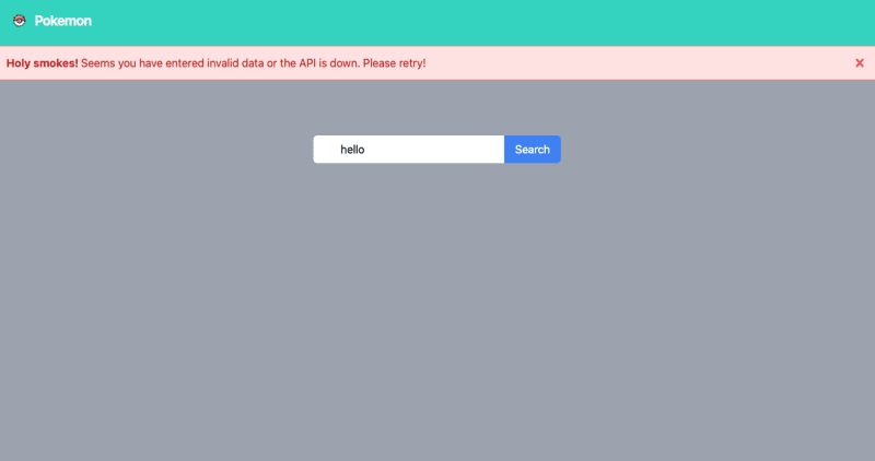 Pokeftech Error Message
