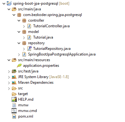 Spring boot rest api postgresql discount