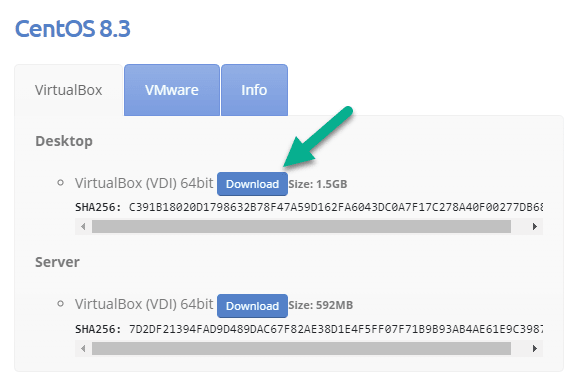 CentOS Image download