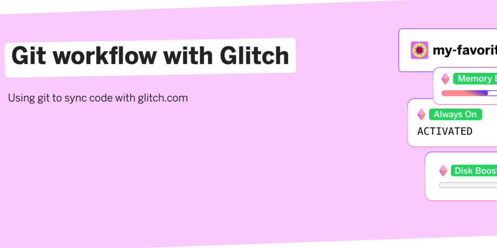 Using git with Glitch - DEV Community