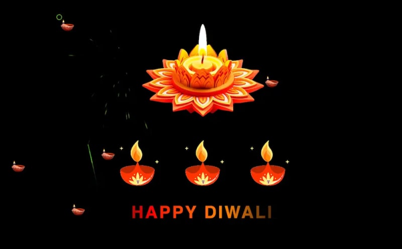 🪔 Happy Diwali 🪔 Diwali wish using html, css and javascript