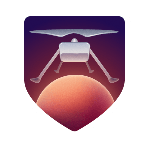 Mars 2020 Helicopter Contributor Achievement Badge