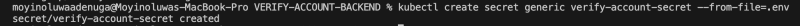 Create Secret File