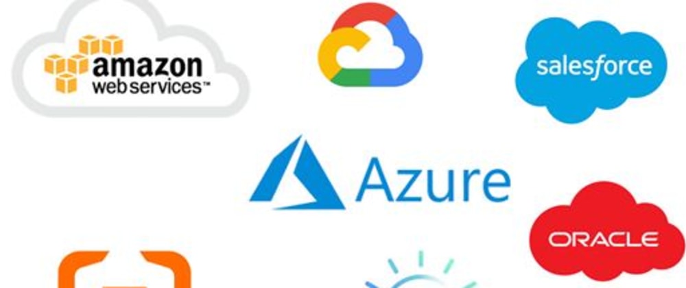 A list of major cloud service providers and free resources available