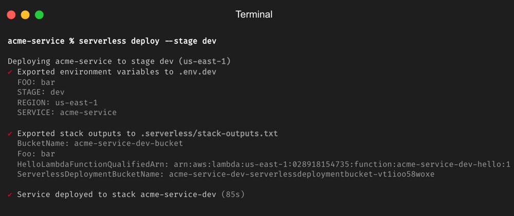 Cover image for Serverless Plugin: Exporting Environment Variables and Stack Outputs