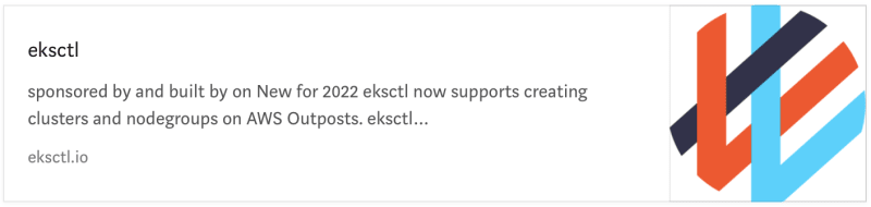 eksctl - The official CLI for Amazon EKS