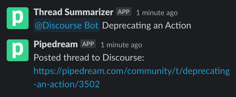 Archiving Slack threads to Discourse with GPT-3