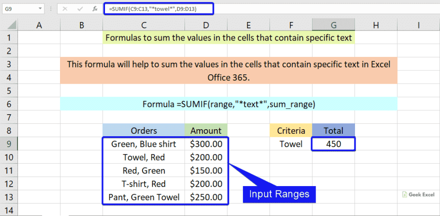 "Formulas