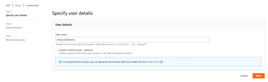 iam user details