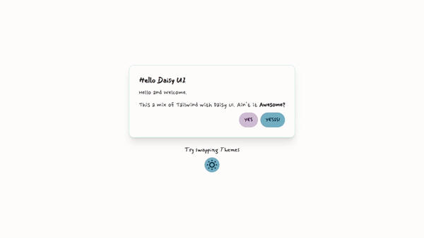 HelloDaisyUi gif
