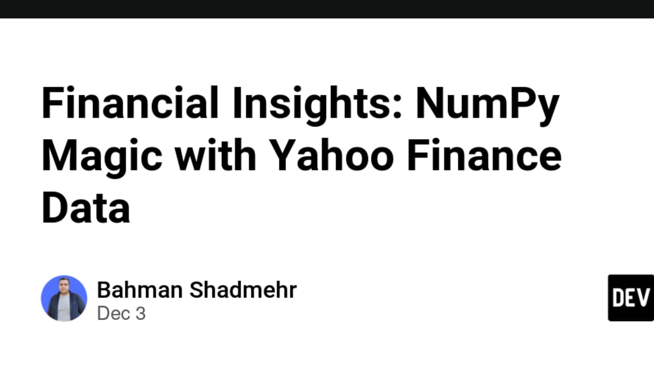 GitHub - yahoo-finance/yahoo-finance: Python module to get stock data from  Yahoo! Finance